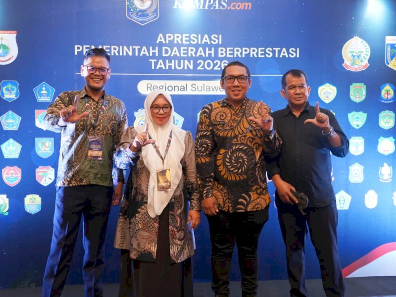 Wakil Bupati Luwu Timur, Hj. Puspawati Husler, saat menghadiri malam puncak Apresiasi Pemerintah Daerah Berprestasi Tahun 2026 yang digelar Kementerian Dalam Negeri Republik Indonesia di Hotel Claro Kendari, Jumat (29/5/2026). @Jejakfakta/dok. Humas Pemkab Lutim