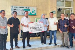 Pemprov Sulsel Kucurkan Rp1 Miliar untuk RSUD Syekh Yusuf, Pemulihan Pascakebakaran Dipercepat