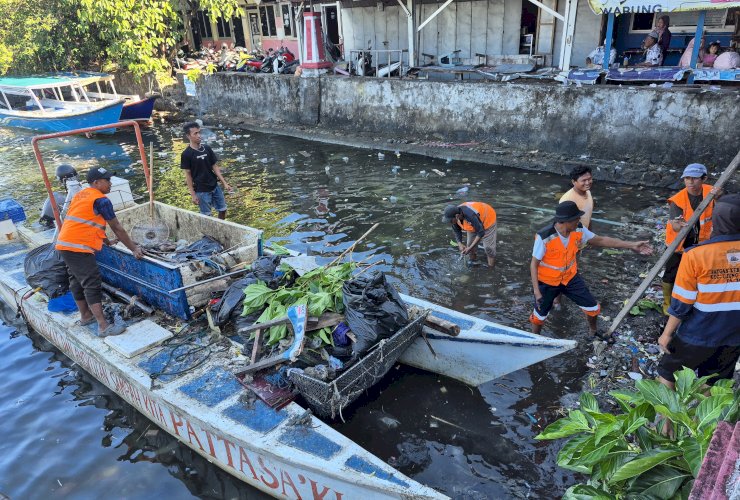 HLH 2026: Ujung Pandang Angkut 108 Kilogram Sampah dari Laut Losari, Libatkan Warga hingga Pelajar