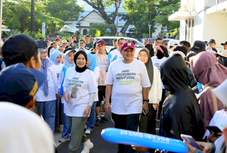 HLH 2026 di Makassar: Munafri-Aliyah Gaungkan Gerakan Lingkungan dari Rumah