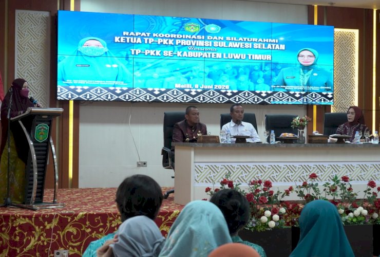 Rakor TP PKK Sulsel&ndash;Lutim Tekankan Penguatan Peran Keluarga hingga Penanganan Stunting