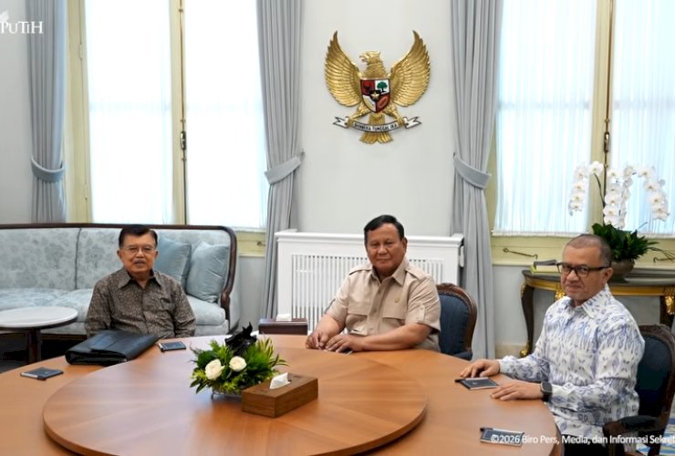Presiden Prabowo Terima Jusuf Kalla di Istana, Bahas Percepatan Energi Bersih Rp60-70 Triliun