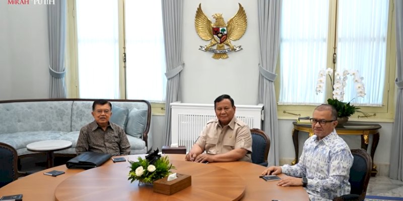 Presiden Prabowo Terima Jusuf Kalla di Istana, Bahas Percepatan Energi Bersih Rp60-70 Triliun