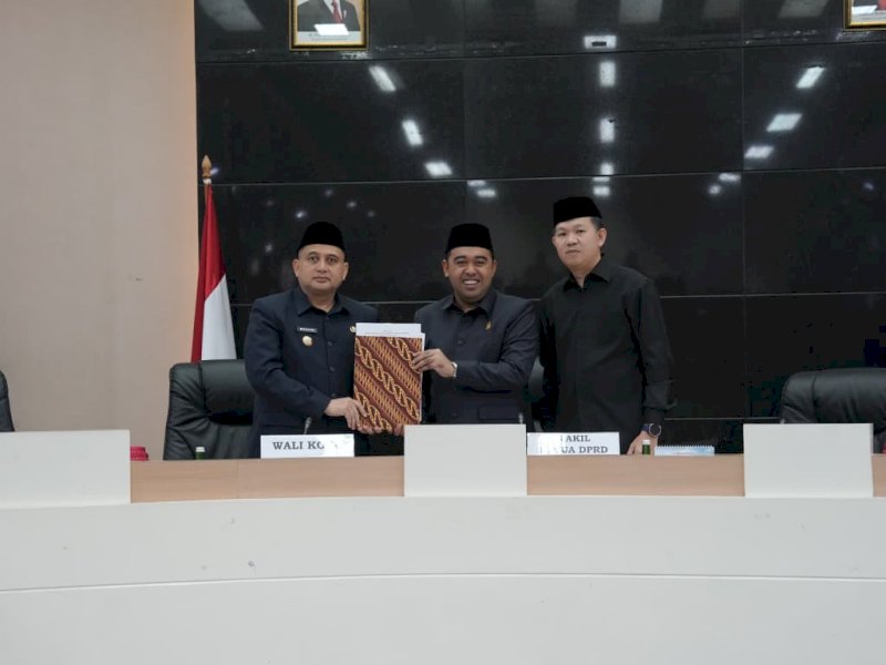 Wali Kota Makassar Munafri Arifuddin, saat menghadiri rapat paripurna strategis yang digelar di Ruang Rapat DPRD Makassar, Kamis (11/6/2026). @Jejakfakta/dok. Humas Pemkot Makassar