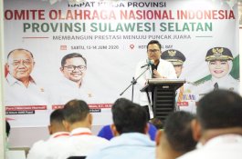 Darmawangsyah Muin Tancap Gas Bangkitkan Kejayaan Olahraga Sulsel, Targetkan Kembali Masuk 10 Besar PON