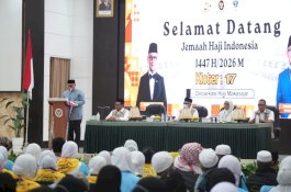 Sambut Jemaah Haji Kloter 17, Munafri Ajak Haji Mabrur Jadi Penggerak Pembangunan di Makassar