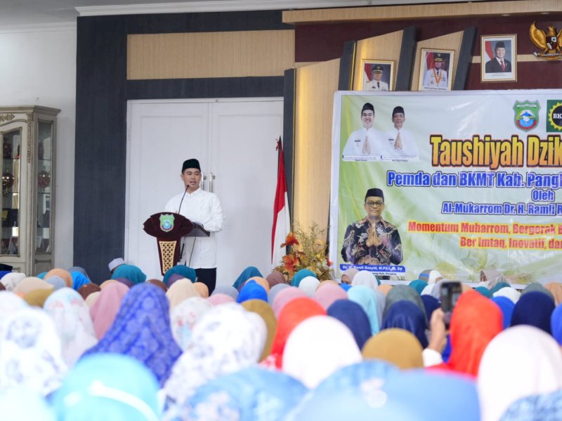 Bupati Pangkep Muhammad Yusran Lalogau hadiri peringatan Tahun Baru Islam 1 Muharram 1448 Hijriah yang diselenggarakan oleh BKMT Pangkep di Aula Rumah Jabatan Bupati Pangkep, Kamis (18/6/2026). @jejakfaktacom/Humas Pemda Pangkep