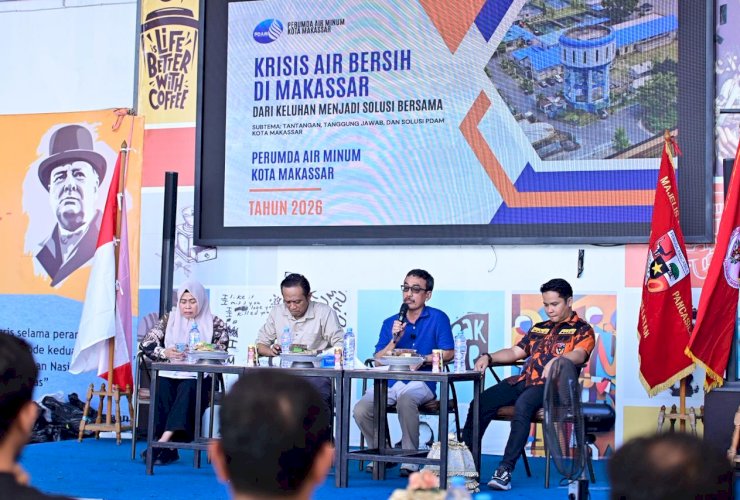 Plt Dirut PDAM Andi Syahrum Apresiasi Dialog Publik Pemuda Pancasila, Sebut Ruang Diskusi Penting untuk Solusi Air Bersih