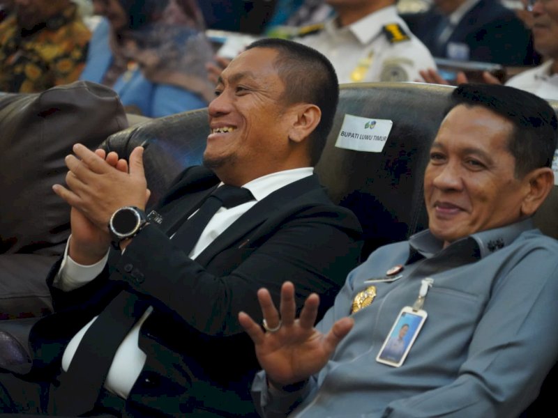 Bupati Luwu Timur, Irwan Bachri Syam, saat menghadiri Rapat Senat Terbuka Luar Biasa Milad ke-72 UMI di Auditorium Al Jibra, Kampus II UMI, Makassar, Selasa (23/06/2026). @Jejakfakta/dok. Humas Pemkab Lutim
