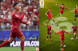 Ronaldo Cetak Brace dan Rekor 6 Edisi, Portugal Pesta Gol 5-0 ke Gawang Uzbekistan