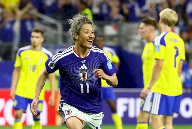 Jepang vs Swedia Imbang 1-1, Samurai Biru Lolos ke 32 Besar Piala Dunia 2026