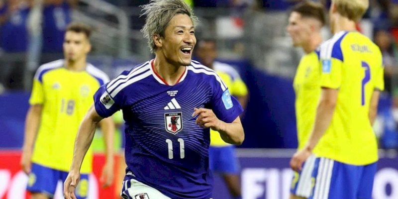 Jepang vs Swedia Imbang 1-1, Samurai Biru Lolos ke 32 Besar Piala Dunia 2026