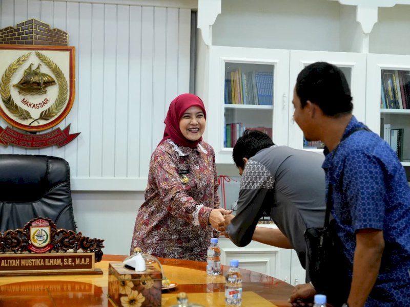  Wakil Wali Kota Makassar, Aliyah Mustika Ilham, saat menerima audiensi jajaran pengurus Persaudaraan Mitra Makassar (PMM) di Ruang Rapat Wakil Wali Kota Makassar, Jumat (26/6/2026). @Jejakfakta/dok. Humas Pemkot Makassar