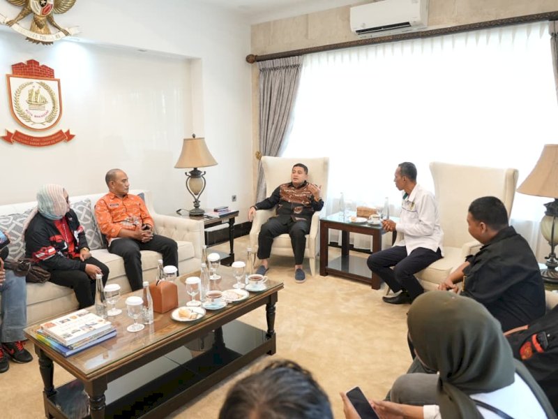 Koalisi Partai Kerakyatan Non-Parlemen melakukan audiensi dengan Wali Kota Makassar, Munafri Arifuddin, di Rumah Jabatan Wali Kota Makassar, Jumat (26/6/2026). @Jejakfakta/dok. Humas Pemkot Makassar