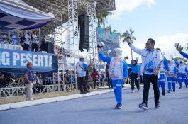 Wabup Gowa dan Bunda Guru Dampingi Atlet di Porsenijar PGRI Sulsel 2026, Target Juara Umum