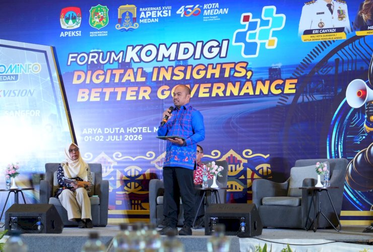 Kadis Kominfo Makassar Paparkan Keunggulan LONTARA+ di Forum Komdigi Rakernas APEKSI 2026