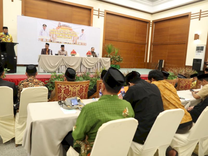 Bimbingan dan Pelatihan Muballigh yang diikuti 450 peserta yang diadakan oleh  Bagian Kesejahteraan Rakyat (Kesra) Sekretariat Daerah Kota Makassar. @Jejakfakta/dok. Humas Pemkot Makassar