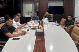 PDAM Makassar dan Yonkav-10 Bahas Peningkatan Layanan Air Bersih untuk Asrama Prajurit