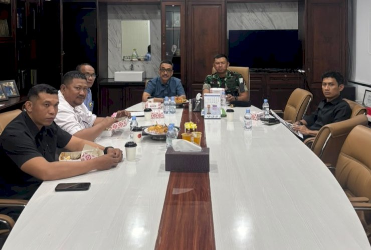 PDAM Makassar dan Yonkav-10 Bahas Peningkatan Layanan Air Bersih untuk Asrama Prajurit