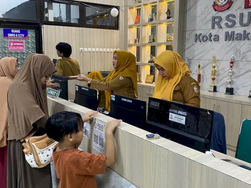 Pelayanan di RSUD Daya Makassar. @Jejakfakta/dok. Humas Pemkot Makassar