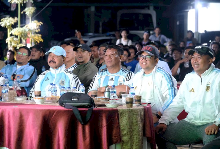 Argentina Comeback Dramatis di Pildun 2026, Wabup Gowa Rayakan Kemenangan Bersama Warga di Kodim