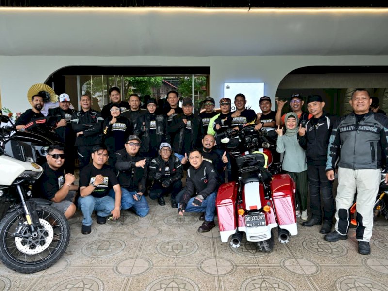 Makassar Harley Davidson Club (MHDC) bersiap menggelar Musyawarah Besar (Mubes) perdana yang dirangkaikan dengan kegiatan Rolling Thunder. @Jejakfakta/dok. IST.