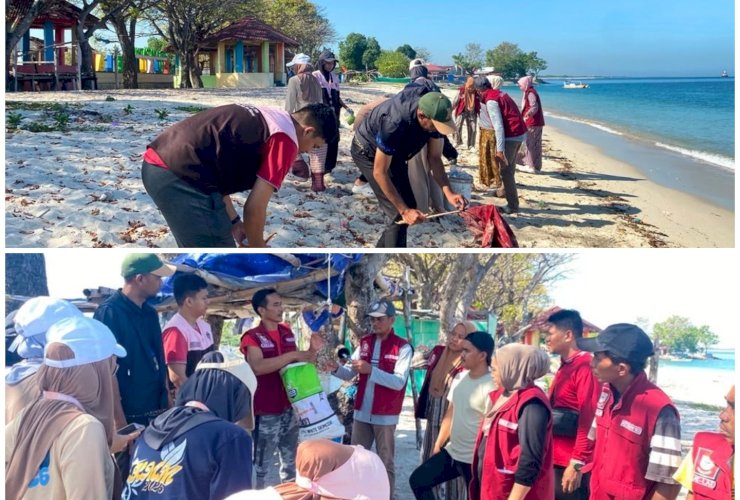 Kecamatan Ujung Pandang Edukasi Warga Pulau Lae-Lae Pilah Sampah, 353,1 Kilogram Sampah Berhasil Dikumpulkan