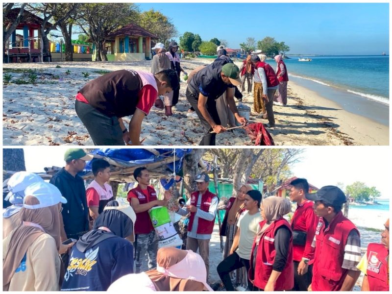 Aksi bersih lingkungan digelar di kawasan pesisir RW 003, Kelurahan Lae-Lae, Jumat (17/7/2026). @Jejakfakta/dok. Humas Pemkot Makassar