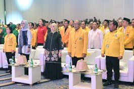 Aliyah Mustika Hadiri Musda XI Golkar Sulsel, Tekankan Sinergi Pemerintah dan Partai untuk Kemajuan Daerah