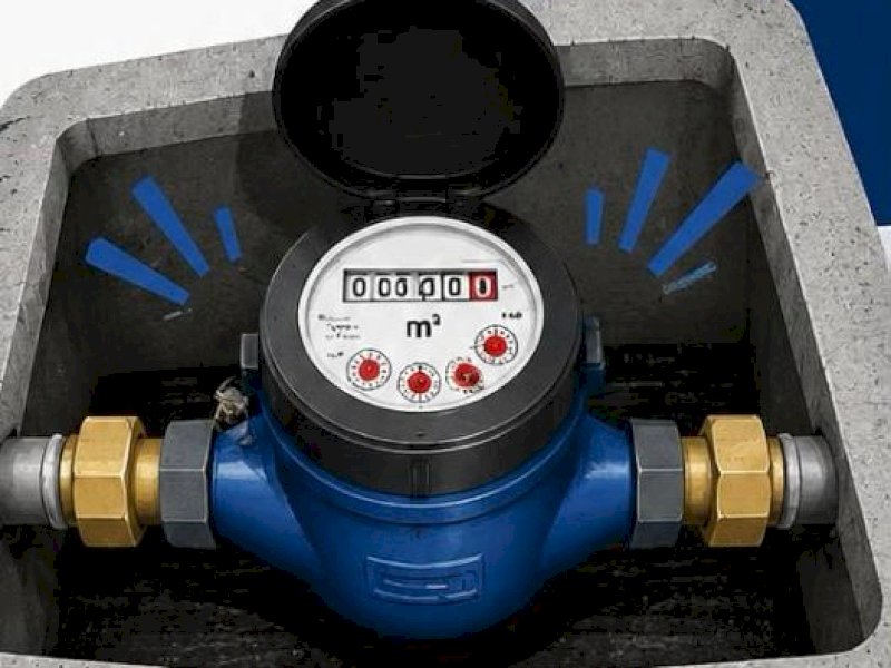 Ilustrasi. Meteran air PDAM.