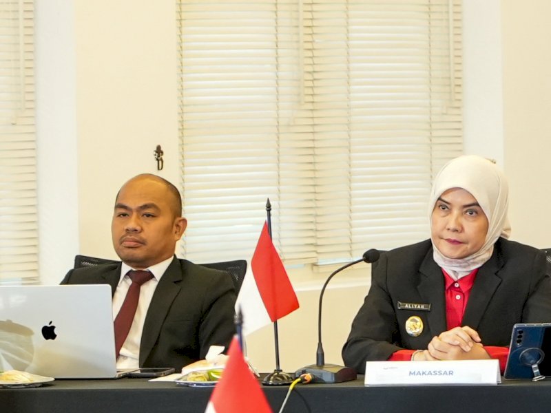 Wakil Wali Kota Makassar, Aliyah Mustika Ilham, didampingi Kepala Dinas Komunikasi dan Informatika (Diskominfo) Kota Makassar, Muh. Roem, saat menghadiri forum The 9th ASEAN Smart Cities Network (ASCN) Annual Meeting 2026 yang digelar di Banyuwangi, Senin (20/7/2026). @Jejakfakta/dok. Humas Pemkot Makassar