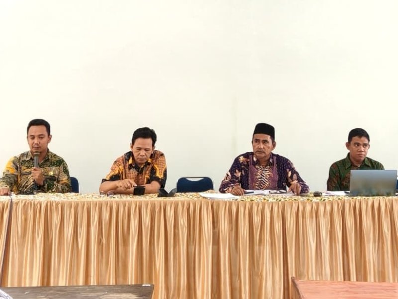 Madrasah Aliyah Negeri (MAN) Pinrang menggelar Rapat Kerja Awal Tahun Ajaran 2026/2027 di Ruang Guru MAN Pinrang, Rabu (22/7/2026). @Jejakfakta/dok. Ist.