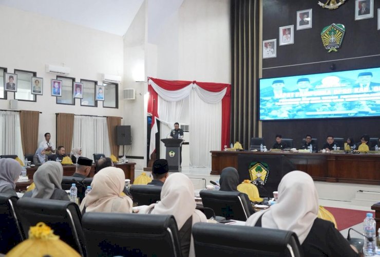 Gowa Raih WTP ke-14, Wabup Serahkan Ranperda Pertanggungjawaban APBD 2025 Senilai Rp2,3 Triliun