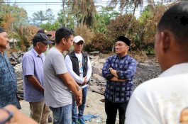 BPBD Luwu Timur Percepat Rehabilitasi Rumah Korban Kebakaran Maliwowo