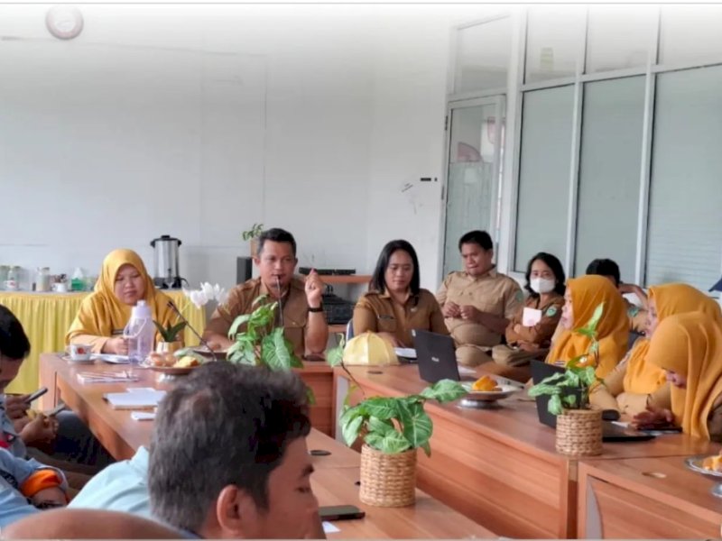 Dinas Lingkungan Hidup (DLH) Kabupaten Luwu Timur melaksanakan Ekspose Laporan Inventarisasi Gas Rumah Kaca (IGRK) Tahun 2025. @Jejakfakta/dok. Ist.