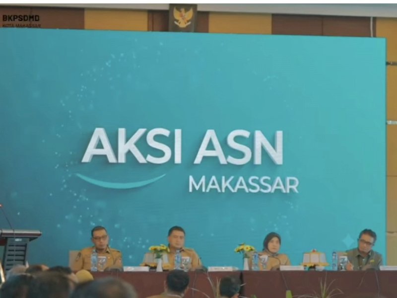 BKPSDM Kota Makassar terus memperkuat transformasi birokrasi melalui inovasi unggulan bertajuk AKSI ASN. @Jejakfakta/dok. Humas Pemkot Makassar