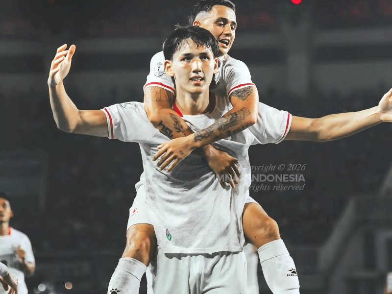 Mitchell Baker mencetak hat-trick di debut kompetitifnya bersama Timnas Indonesia. @jejakfaktacom/Dok. Timnas Indonesia