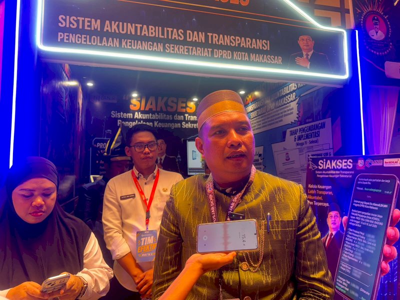 Sekretaris DPRD Kota Makassar, Andi Rahmat Mappatoba, saat memberikan keterangan pers, Rabu (29/7/2026). @Jejakfakta/dok. Humas Pemkot Makassar