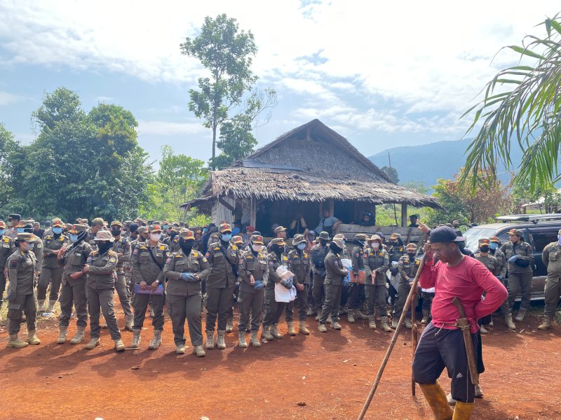 LBH Makassar mengecam tindakan Pemerintah Kabupaten (Pemkab) Luwu Timur yang melakukan penggusuran paksa terhadap lahan dan rumah warga di Dusun Laoli, Desa Harapan, Kecamatan Malili, Kamis (30/7/2026). @Jejakfakta/dok. Ist.