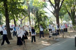 Melinda Aksa Ajak Warga Budayakan Hidup Aktif, Senam Jantung Sehat Jadi Langkah Wujudkan Keluarga Berkualitas