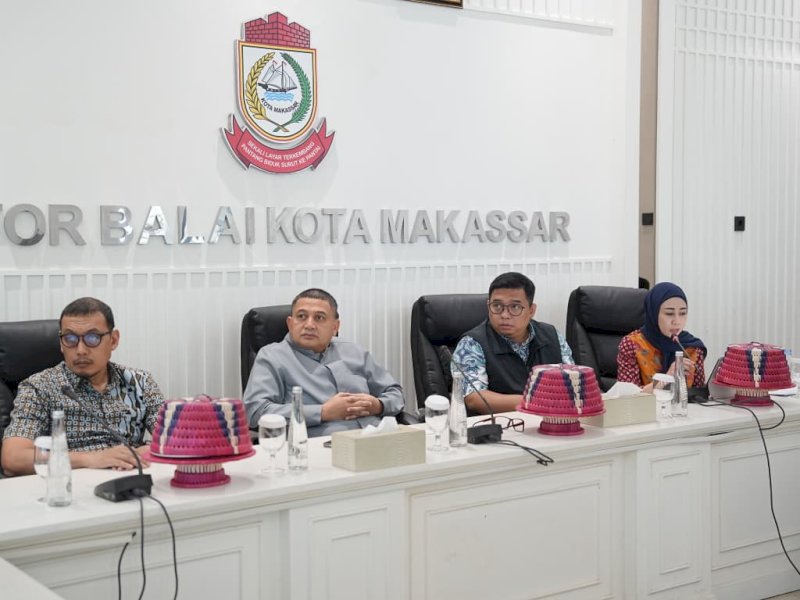 Rapat Koordinasi dan Kunjungan Lapangan Proyek Strategis Pemerintah Kota Makassar bersama Kasatgas Korsup Wilayah IV KPK, Tri Budi Rahmanto, di Balai Kota Makassar, Jumat (31/7/2026). @Jejakfakta/dok. Humas Pemkot Makassar