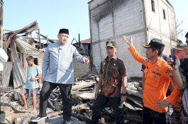 Wali Kota Makassar Pastikan Korban Kebakaran Tallo Tak Terabaikan, Fokus pada Pemulihan 90 KK