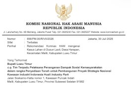 Rekomendasi Komnas HAM Fokus pada Pemulihan Penghidupan Petani Laoli