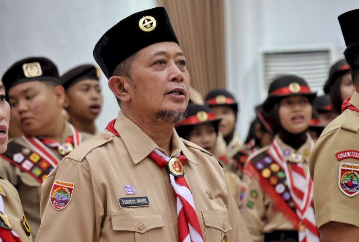 Kadispora Makassar Lepas Kontingen Pramuka ke Jambore Nasional XII, Dorong Lahirnya Generasi Muda Berkarakter