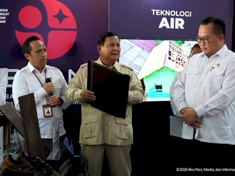 Presiden Prabowo gelar pertemuan istimewa dengan 150 periset dari Badan Riset dan Inovasi Nasional (BRIN) di Istana Kepresidenan Jakarta, Kamis (6/8/2026). @jejakfaktacom/Ist