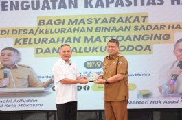 Dua Kelurahan Makassar Jadi Pilot Project Sadar HAM, Appi Harap Direplikasi ke 153 Kelurahan