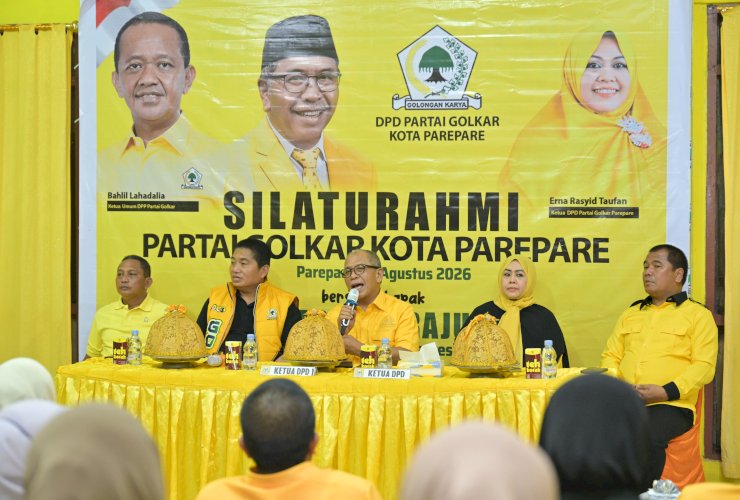 Kunjungi Sekretariat Golkar Parepare, IAS Ingatkan Kader Pentingnya Kemampuan Adaptasi