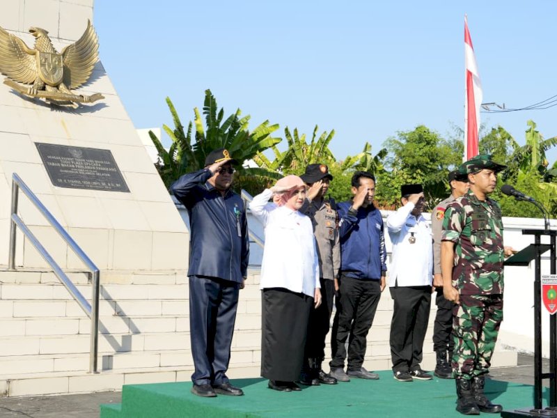 Wakil Wali Kota Makassar, Aliyah Mustika Ilham, menghadiri kegiatan Karya Bakti di Taman Makam Pahlawan (TMP) Panaikang, Kota Makassar, Rabu (12/8/2026). @Jejakfakta/dok. Humas Pemkot Makassar