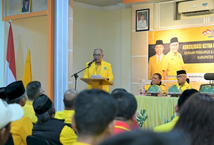 IAS Targetkan Kursi Golkar Sulsel Naik 50 Persen, Luwu Timur Diminta Bangkit dari 'Tsunami Politik'