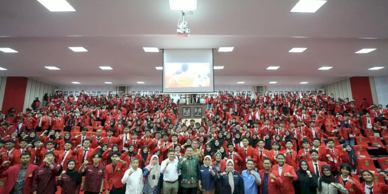 Bekali Maba FH Unhas, Appi Ajak Mahasiswa Bergerak dari Ruang Kuliah ke Ruang Kebijakan